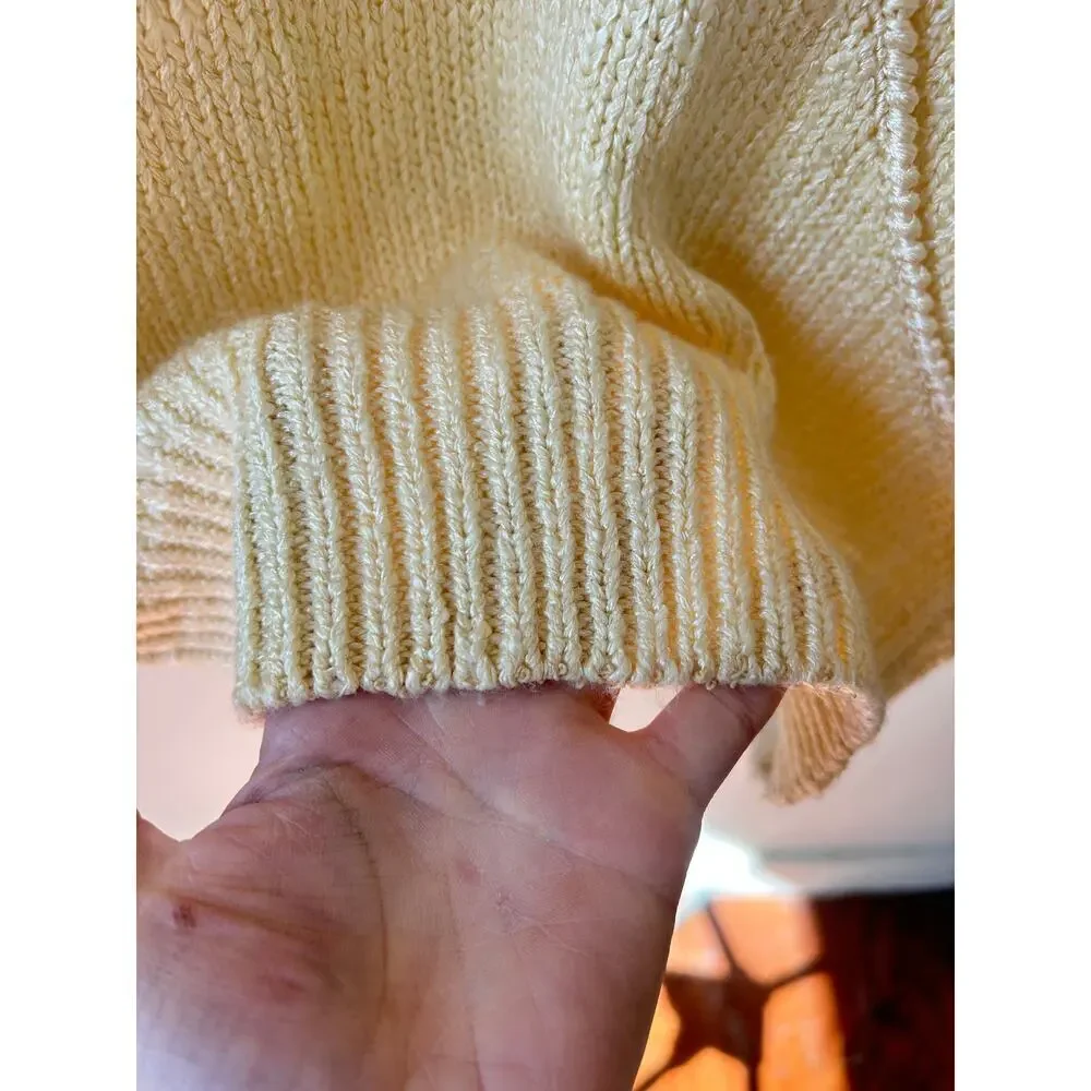 Vintage Andrea Haber Angora Blend Puff Sleeve Knit Top - Medium - Picture 5 of 7